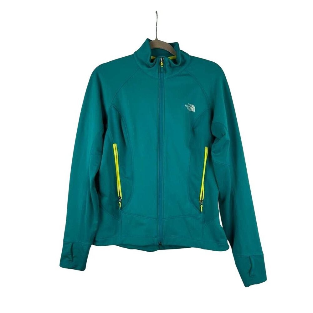 The North Face Summit Series Women's Medium Jacket Full Zip Teal Apex Bionic